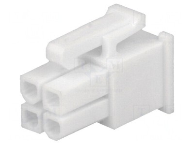 Mufă cablu-cablu/PCB mamă Mini-Fit Jr 4.2mm 4 pini foto
