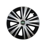 Set 4 capace roti Glory Gri-Negru R16, Compatibil Cu Land Rover