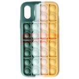 Husa Silicon Pop IT Bubble Waffle Apple iPhone X - Protectie Fun