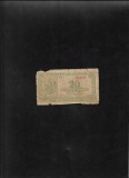 Grecia 20 drahme drachmai 1940 seria054411 uzata