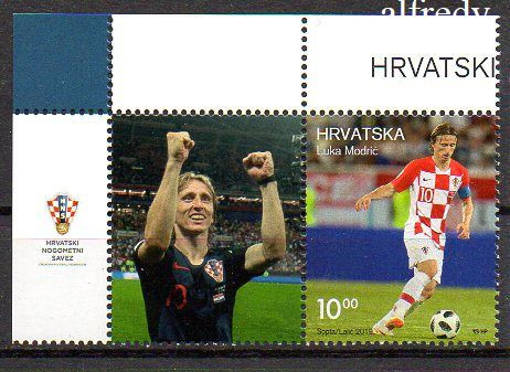 CROATIA 2019, Sport, Fotbal, Luka Modric, serie neuzata, MNH