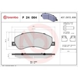 Placute frana Ford Transit Box (Fa) 04.06-12.14, Transit Bus(Fd Fb Fs Fz Fc) 04.06-, Transit (Fm Fn Ff) 04.06-12.14, Transit Tourneo Bus 07.06-08.14,, BREMBO