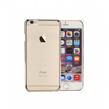 Husa Capac Astrum MC130 Apple Iphone 6 Gold Swarovski