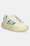 adidas sneakers Grand Court Platform femei, culoarea bej, JS2896
