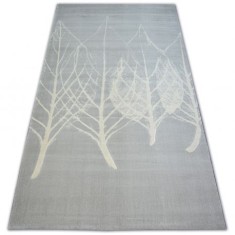 Covor Scandi 18281/652 - Frunze gri crem, 80x150 cm