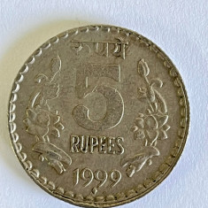 Moneda 5 RUPEES - 1999 - India - KM 154 (383)