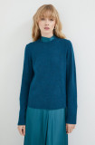 Cumpara ieftin Samsoe Samsoe pulover de lana femei, culoarea verde, light