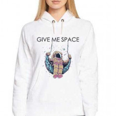 Hanorac dama alb - Give me space - L