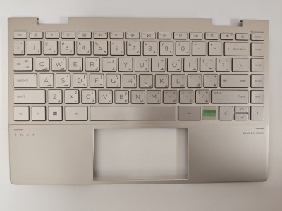Carcasa superioara cu tastatura palmrest Laptop 2-in-1, HP, Envy X360 13-BD, 13T-BD, TPN-C152, M15290-171, AM2UT000450, AM2UT000900, iluminata, aurie, foto