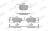 JURID 573268J set placute frana,frana disc