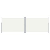 Cumpara ieftin Copertina laterala retractabila, crem, 200x600 cm