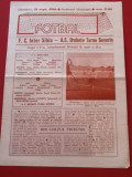 Program meci fotbal FC INTER SIBIU - AS DROBETA TURNU-SEVERIN(21.09.1986)