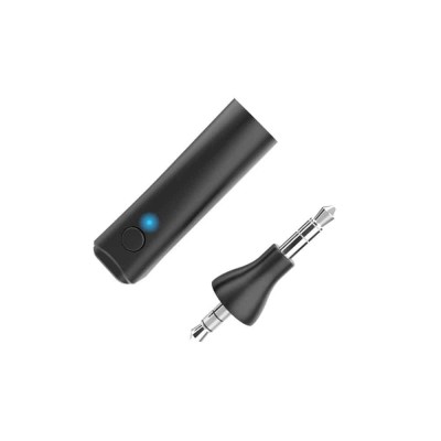 Adaptor Premium Mini Edman BK10 cu AUX, Bluetooth 5.0, Negru foto