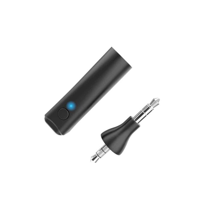 Adaptor Premium Mini Edman BK10 cu AUX, Bluetooth 5.0, Negru