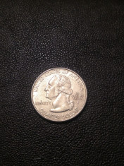 Moneda Quarter Dolar New York foto