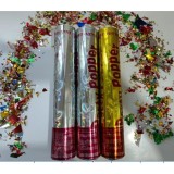 Tub de Confetti, Cyrax, Party Popper, 40x5 cm, Confetii Asortate din Aluminiu, Multicolor