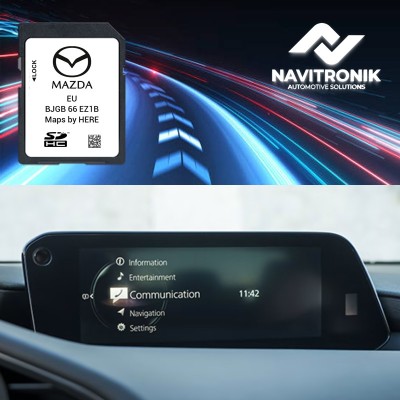Card navigație Mazda Connect Europa 2025 BJGB 66 EZ1B pentru Mazda 3, CX-30, CX-60, CX-80, MX-5 foto