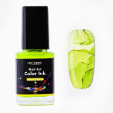 Nail art color Ink 12ml - Galben neon, INGINAILS