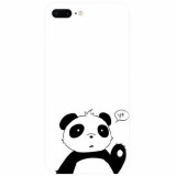 Husa silicon pentru Apple Iphone 8 Plus, Panda Cellphone