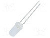 Dioda LED 5mm, galbena, plat, 1.8...2.6V, OPTOSUPPLY - OS5YEA5TC5A