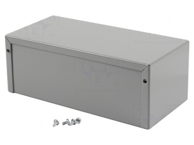 Carcasă universală aluminiu gri 102x203x76mm foto
