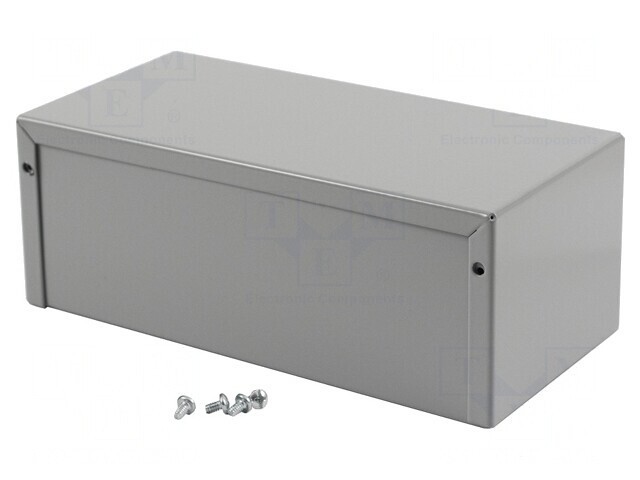 Carcasă universală aluminiu gri 102x203x76mm