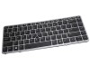 Tastatura HP Neagra EliteBook 740 G1 cu rama gri iluminata backlit, EliteBook 740 G2 cu rama gri iluminata