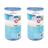 Set 2 buc Filtru de forma cilindrica pentru pompe de piscina de la 2.006l/h la