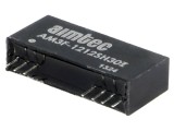 Convertor DC/DC 3W 12V, eficiență 72%, protecție SCP