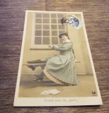 Carte poștală vintage &#039;Vivent tous les sports!&#039;