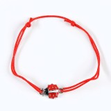 Bratara martisor cu buburuza