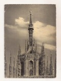 FA142 -Carte Postala- ITALIA - Milano. Detail of the Cathedral, circulata 1957