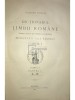 Dictionarul limbii romane. Tomul I, partea I (A-B) (Editia: 1913)