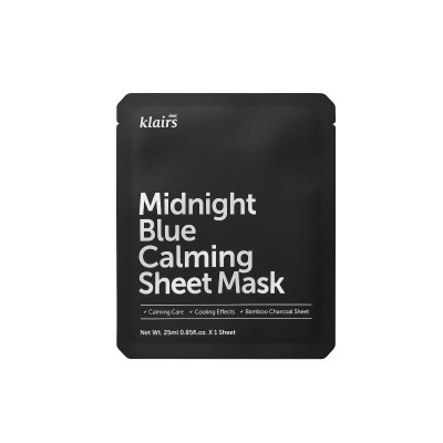 Midnight Blue Calming Sheet Mask (23g) foto