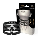 COQUETTE CHIC DESIRE - FETISH STYLE VEGAN LEATHER CHOKER, COQUETTE ACCESSORIES