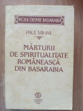 Marturii de spiritualitate romaneasca din Transilvania-Paul Mihail
