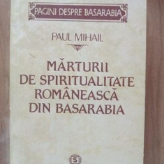Marturii de spiritualitate romaneasca din Transilvania-Paul Mihail