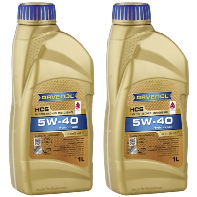 Pachet 2 litri ulei Ravenol HCS 5W40 foto