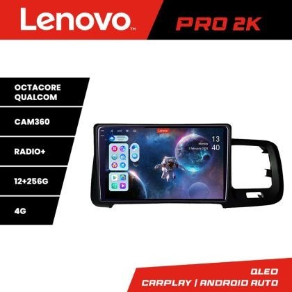 Navigatie Volvo S60 2014-2018 cu sistem Sensus Connect Lenovo Kit-s60-14 8 core QLED 2K 12+256 360 Android Waze USB Navigatie Internet Youtube R CarSt