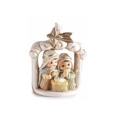 Figurina Nasterea Domnului polirasina multicolora UI 6x3.5x6.5 cm