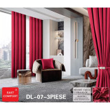 Cumpara ieftin Draperie Din Tricot 150 x 245 Fucsia CADOU Fata De Perna Si Accesoriu Magnetic Draperie- DRS1006