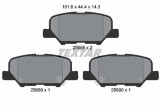 Set placute frana TEXTAR 2568801