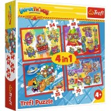 PUZZLE TREFL 4IN1 SPIONII SECRETI