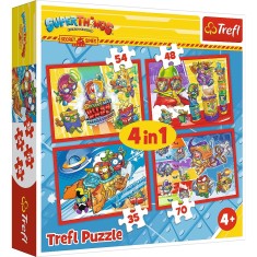 PUZZLE TREFL 4IN1 SPIONII SECRETI foto