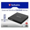 DVD writer extern Verbatim 98938 conexiune USB 2.0, negru, DVD-RW