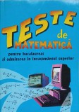 TESTE DE MATEMATICA PENTRU BACALAUREAT SI ADMITEREA IN INVATAMANTUL SUPERIOR-MARIUS IOSIFESCU-236485