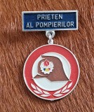 Insigna pionier Prieten al Pompierilor aluminiu