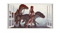 Sticker decorativ cu Dinozauri, 85 cm, 4240ST