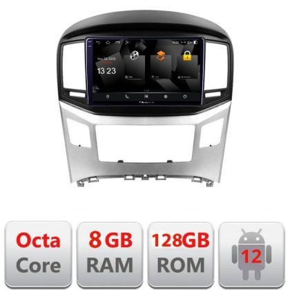 Navigatie HHyundai H1 Starex 2016- 5960Pro-H1 Android Octa Core Qualcomm 2K Qled 8+128 DTS DSP 360 4G Optical CarStore Technology