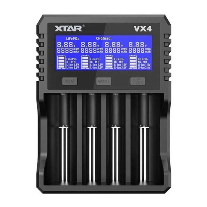 Incarcator Universal Smart XTAR VX4 Visible Mixer 1.2V 1.5V 3.2V
